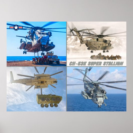 CH-53E SUPERSTALLION POSTER (Voorkant)