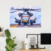 CH-53E SUPERSTALLION POSTER (Thuiskantoor)