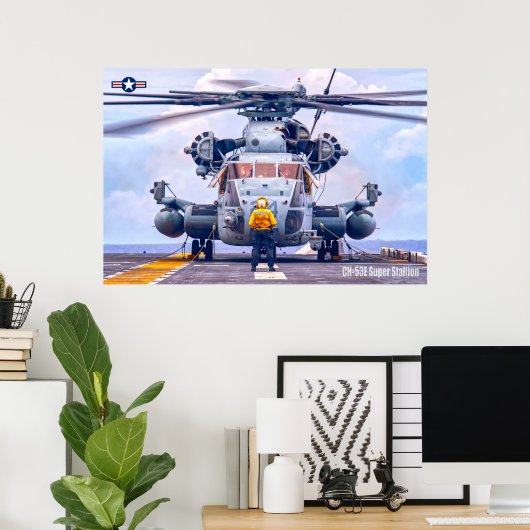 CH-53E SUPERSTALLION POSTER (Thuiskantoor)