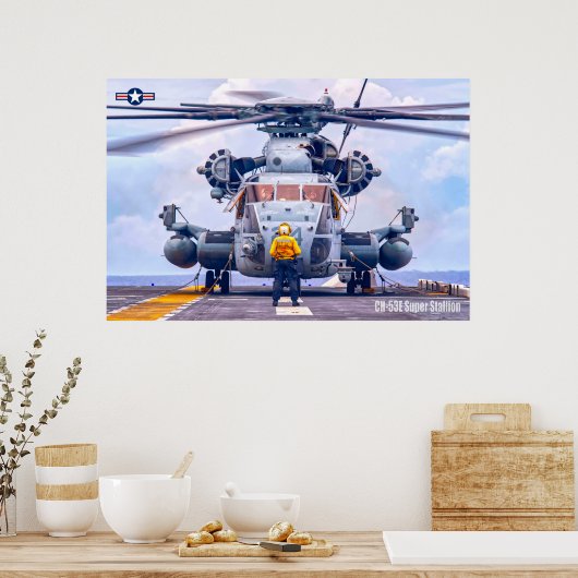 CH-53E SUPERSTALLION POSTER (Keuken)