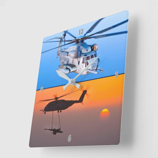CH-53E SUPERSTALLION VIERKANTE KLOK (Hoek)