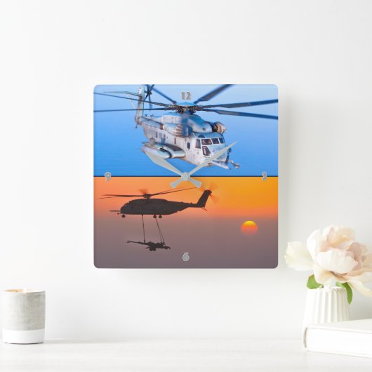 CH-53E SUPERSTALLION VIERKANTE KLOK (Huis)