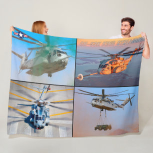 CH-53K KIJKSTALLION FLEECE DEKEN