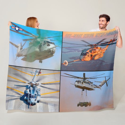 CH-53K KIJKSTALLION FLEECE DEKEN (In situ)