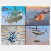 CH-53K KIJKSTALLION FLEECE DEKEN (Voorkant (Horizontaal))