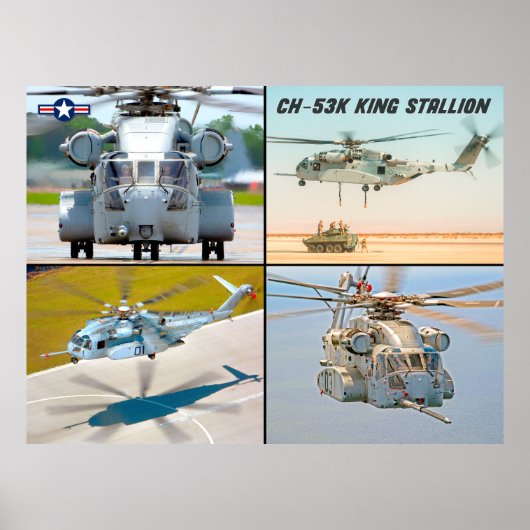CH-53K KIJKSTALLION POSTER (Voorkant)