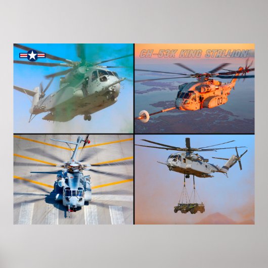 CH-53K KIJKSTALLION POSTER (Voorkant)