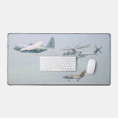 CH-53K KONINGSHENGST en KC-130J SUPER TANKER Bureaumat (Keyboard & Muis)