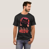 Ch Ch Ch Meow Enge Halloween Kat Horror Slasher K T-shirt (Voorkant volledig)