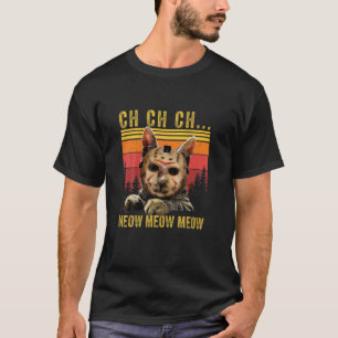 Ch Ch Ch Meow Meow Schattige Vrijdag Kostuum Hallo T-shirt