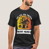 Ch Ch Meow Meow Scary Vrijdag Costume Halloween T-shirt (Voorkant)