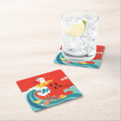 [CH] Chinees nieuwjaar Fortune Rat Mouse Cute Kartonnen Onderzetters (Insitu)