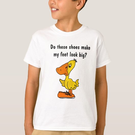CH- Funny Duck Feet Shirt (Voorkant)