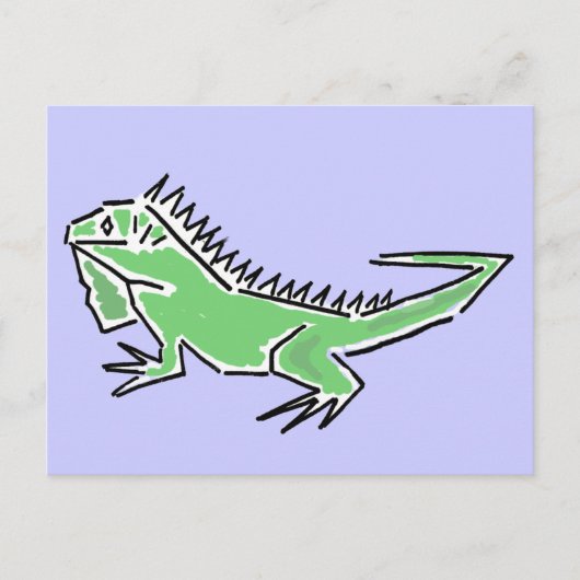 CH - Geweldige Briefkaart van Iguana (Voorkant)