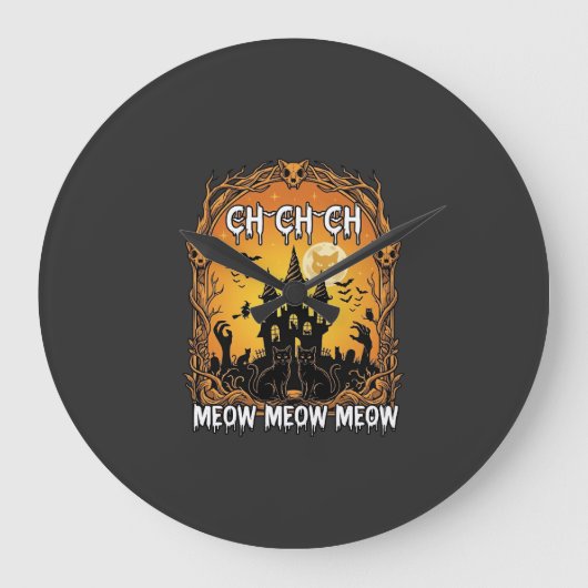 Ch Meow Halloween Geheime Kasteel_1 Grote Klok (Voorkant)