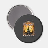 Ch Meow Halloween Geheime Kasteel_1 Magneet (Voorkant / Achterkant)