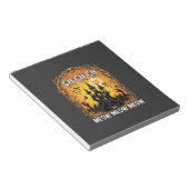 Ch Meow Halloween Geheime Kasteel_1 Notitieblok (Schuin)