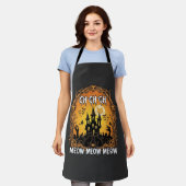 Ch Meow Halloween Geheime Kasteel_1 Schort (Gedragen)
