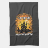 Ch Meow Halloween Geheime Kasteel_1 Theedoek (Verticaal)