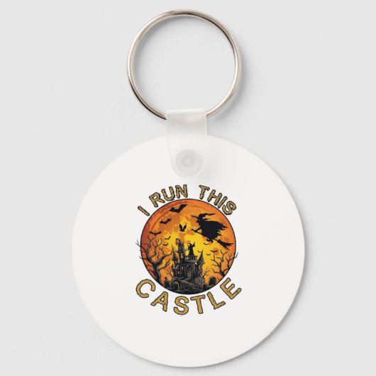 Ch Meow Halloween Geheime Kasteel (2)_1 Sleutelhanger (Voorkant)