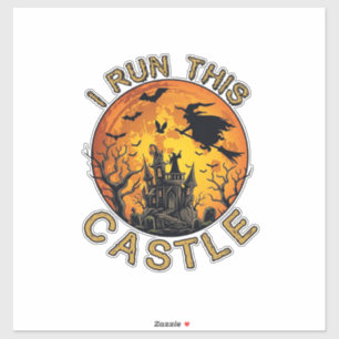 Ch Meow Halloween Geheime Kasteel (2)_1 Sticker