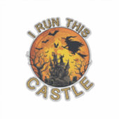 Ch Meow Halloween Geheime Kasteel (2)_1 Sticker (Voorkant)