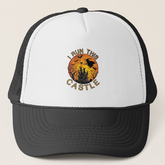 Ch Meow Halloween Geheime Kasteel (2)_1 Trucker Pet (Voorkant)