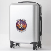 Ch Meow Halloween Geheime Kasteel (3)_1 Sticker (Koffer)