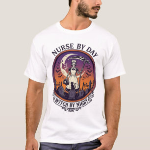 Ch Meow Halloween Gehekst Kasteel (3)_1 T-shirt