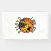 Ch Meow Halloween Geheugen Kasteel (2)_1 Spandoek (Horizontaal)