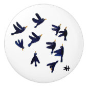 CH Vogels Keramische trek Knop (Voorkant)