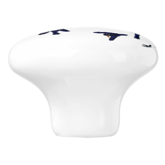 CH Vogels Keramische trek Knop (Zijkant)