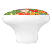 CH Zinnia Garden Keramische Knop (Zijkant)