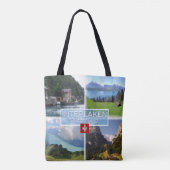 CH Zwitserland - Interlaken - Thun-Thunerse meer Tote Bag (Achterkant)