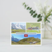 CH Zwitserland - spoorweg Jungfrau - Briefkaart (Staand voorkant)