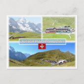 CH Zwitserland - spoorweg Jungfrau - Briefkaart (Voorkant)