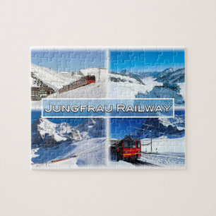 CH Zwitserland - spoorweg Jungfrau - Legpuzzel