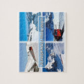 CH Zwitserland - spoorweg Jungfrau - Legpuzzel (Verticaal)