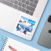 CH Zwitserland - spoorweg Jungfrau - Sticker (Laptop met iPhone)