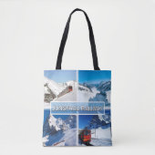 CH Zwitserland - spoorweg Jungfrau - Tote Bag (Voorkant)
