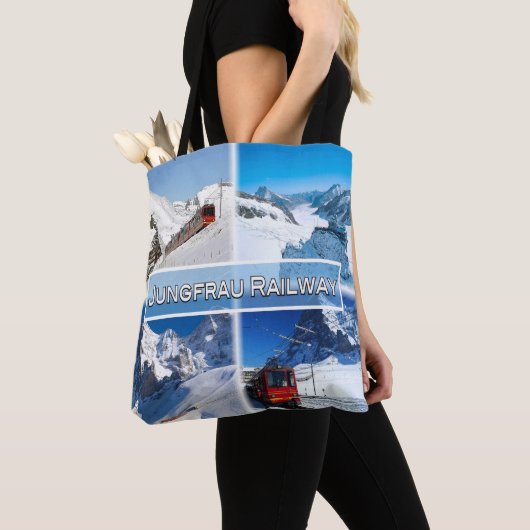 CH Zwitserland - spoorweg Jungfrau - Tote Bag (Dichtbij)