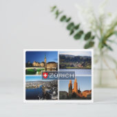 CH Zwitserland - Zürich - Briefkaart (Staand voorkant)