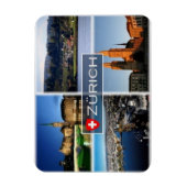 CH Zwitserland - Zürich - nachts - Feldbach - Magneet (Verticaal)