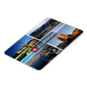 CH Zwitserland - Zürich - nachts - Feldbach - Magneet (Linkerzijde)