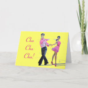 Cha Cha Cha Ballroom Dancing Kaart