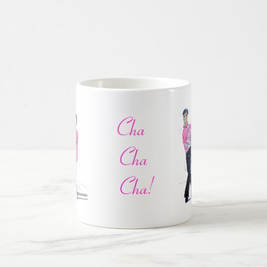 Cha Cha Cha Ballroom Dancing Koffiemok (Center)