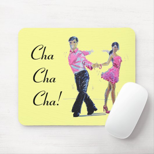 Cha Cha Cha Ballroom Dancing Muismat (Met muis)