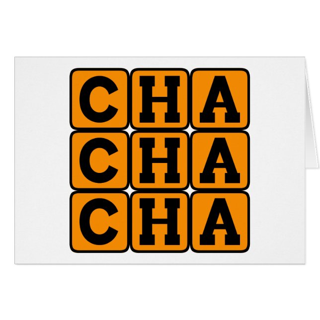 Cha Cha Cha, Cubaanse dansmuziek (Voorkant Horizontaal)