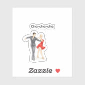 Cha-cha-cha sticker (Vel)