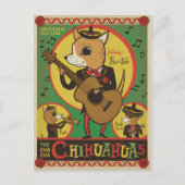 Cha Cha Chihuahuas Briefkaart (Voorkant)